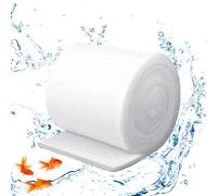 ZhuiFengA Larghezza 11,8 Pollici, Spugna per Acquario, Filtro in Cotone biochimico, Tagliata a Misura, Adatta per Filtro Acquario.(3.3ft)