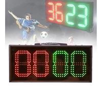 ZhuiFengA Tabellone Portatile per Le sostituzioni Giocatori Calcio, tabellone elettronico per Il Cambio dei Giocatori Calcio per Le Partite Calcio, monofacciale