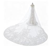 ZhuiFengAA Velo sposa lungo 3,5 m (tipo cattedrale), Veli sposa, Velo sposa lungo in tulle a un solo strato, per donna