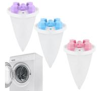 ZHUMCCY Catturatore di di Cane per Bucato - 3 Pezzi Filtro Lanugine Borsa Rete - Sacchetti Cattura Per Bucato - Per Casa Appartamento Abbigliamento Animali Domestici Tappeto