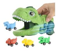 ZHUMCCY Giocattolo Camion Dinosauro - Camion Trasportatore Dinosauro Ad Inerzia | Modello Auto Interattivo Per Bambini Regalo Compleanno Natale Capodanno Festa