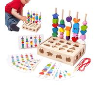 ZHUMCCY Giochi Di Forme Per Bambini - Gioco Di Incastri Geometrici In Legno | Regalo Per Bambini Ragazzi E Ragazze Ideale Per Compleanni E Calze Natalizie