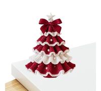 ZHUMCCY Kit Uncinetto per Principianti | Albero Di Natale Kit Per Imparare L'Uncinetto | Arte Artigianato per Uomini Colleghi Amici Appassionati Hobby Famiglia Decorazioni Festa