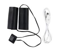 ZHUMCCY Manopole riscaldate per manubrio, alimentate tramite USB, impermeabili, per ciclismo, copertura per manopole riscaldanti per moto, scooter, moto da strada, ATV