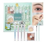ZHUMCCY Set completo di cosmetici per principianti, kit di trucco per donna, Kit completo per il trucco del viso da donna, Kit di cosmetici da viaggio con di ombretti, balsamo solido, matita per