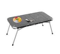 ZHUMCCY Tavolino Pieghevole Compatto,in Lega di Alluminio Ripiegabile per Giardinaggio - Tavolino da Campeggio Laterale | Per Riunione Amici Giardino Sport Casa Patio Picnic Cortile All'aperto