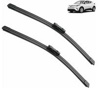 ZHUNDU Set di spazzole tergicristallo Anteriori e Posteriori LHD RHD Adatte per Toy&OTA C-HR CHR 2016 2017 2018 2019 2020 2021 2022 2023 Parabrezza Parabrezza 261614, Spazzola tergicristallo