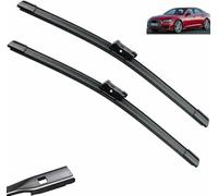 ZHUNDU Spazzole tergicristallo Anteriori for Auto compatibili con A6 C8 2019 2020 2021, tergicristallo in Gomma, Lama raschia-Neve, Accessori silenziosi Senza Telaio
