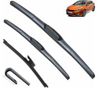 ZHUNDU Tergicristalli Anteriori e Posteriori compatibili con Kia Ceed CEE d JD SW 2012-2017 Accessori for Parabrezza Cofortura in Silicone for finestrini