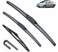 ZHUNDU Tergicristalli Anteriori e Posteriori compatibili con Toy&OTA Prius XW20 XW30 2003-2015 2a e 3a Generazione Parabrezza Parabrezza Finestrino Accessori for Auto Ricarica