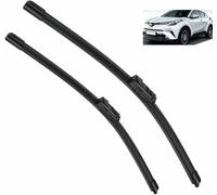 ZHUNDU Tergicristallo Anteriore Automatico LHD Compatibile con Toy&OTA C-HR/CHR 2016-2023 Parabrezza Parabrezza finestrino Auto spazzole Antipioggia 26+16 - Sostituzione spazzole tergicristallo