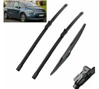 ZHUNDU Tergicristallo Automatico Anteriore e Posteriore 30+30+12 Compatibile con Cit&Roen C4 Grand Picasso 2 2013-2022 - Sostituzione tergicristallo