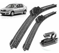 ZHUNDU Tergicristallo Automatico Anteriore LHD Compatibile con Dacia Ren&Ault Logan MK1 2004-2011 Parabrezza Parabrezza finestrino Pioggia spazzole 20+20 - Sostituzione spazzole tergicristallo