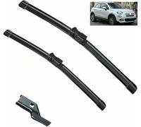 ZHUNDU Tergicristallo Automatico Anteriore LHD Compatibile con Fi&at 500X 2014-2023, Pulizia Parabrezza, finestrini, Auto, spazzole Antipioggia 26+14 - Sostituzione tergicristallo