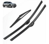 ZHUNDU Tergicristallo Automatico per Parabrezza 22+19+12 Tergicristallo Anteriore e Posteriore LHD Adatto per Mercedes-Benz Classe GLK X204 2008-2014 -