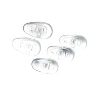 ZHUNTESM Naselli morbidi in silicone for occhiali, set da 50 paia di strumenti for la riparazione degli occhiali(14mmX7mm)