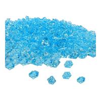 zhuohai 300 cristalli acrilici per rocce di ghiaccio, cristalli finti di massa, diamanti in plastica, per decorazione per vasi, matrimoni, tavolo, feste, arte, artigianato (azzurro)