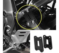 ZHUOWU MT 09 Kit Supporti Pedane Passeggero Riposizionamento Poggiapiedi Pedalini Per MT-09 FZ09 2021 NERO