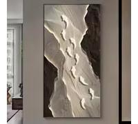 ZHUOYA Moderna e semplice arte murale, un banco di pesci rossi che fanno surf sul fiume, stampa su tela HD, poster, soggiorno, camera da letto, ingresso, decorazione (65X130CM/senza cornice)