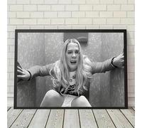 ZHUOYA Moderne stampe su tela di wrestling femminile, interessanti, per il bagno, poster estetico da parete per la decorazione di stanze, case e bar, 30x50 cm, senza cornice.