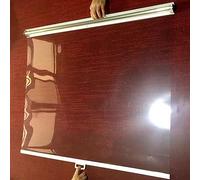 ZHUOZ1T Tenda a Rullo Trasparente,Commestibile Pet Tenda Avvolgibile Telescopico,Antipolvere Mantieni Fresco,per Frigorifero del Supermercato Armadi Alimenti Cotti,Larghezza x Altezza (125x120cm)