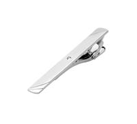 ZHUQINGYE Tie Clip for Men Premium Polished Metal Tie Clip On - Elegant Dress Accessory for Weddings Business & Formal Events Ideal Gift for Husband Boyfriend & Father Easy to Use(Sliver 4_4pcs)