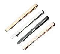 ZHUQINGYE Tie Clip for Men Premium Polished Metal Tie Clip On - Elegant Dress Accessory for Weddings Business & Formal Events Ideal Gift for Husband Boyfriend & Father Easy to Use