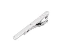 ZHUQINGYE Tie Clip for Men Premium Polished Metal Tie Clip On - Elegant Dress Accessory for Weddings Business & Formal Events Ideal Gift for Husband Boyfriend & Father Easy to Use(Sliver 11_4pcs)