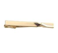 ZHUQINGYE Tie Clip for Men Premium Polished Metal Tie Clip On - Elegant Dress Accessory for Weddings Business & Formal Events Ideal Gift for Husband Boyfriend & Father Easy to Use(Gold_3pcs)