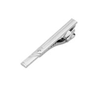 ZHUQINGYE Tie Clip for Men Premium Polished Metal Tie Clip On - Elegant Dress Accessory for Weddings Business & Formal Events Ideal Gift for Husband Boyfriend & Father Easy to Use(Sliver 8_4pcs)