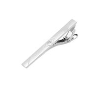 ZHUQINGYE Tie Clip for Men Premium Polished Metal Tie Clip On - Elegant Dress Accessory for Weddings Business & Formal Events Ideal Gift for Husband Boyfriend & Father Easy to Use(Sliver 9_4pcs)