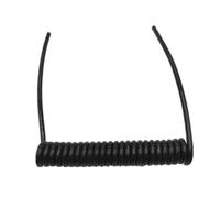 ZHURDFT Prolunga elettrica Retrattile, Cavo a Spirale Elettrico a a 3 Anime 0,5 mm Quadrato 2, Metri 7, a Molla di Alimentazione Nero Estensibile Bobina Retrattile(3 Core 14awg,Line Length 7.5 Meter)
