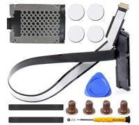 ZHUROUPU 14 PC Sostituzione del Cavo del Cavo HDD Drive SATA per Envy 17 17-J-J000 M7-J 17T 15-J DW17 6017B0421501 (Nero) Kit di Strumenti di rimozione