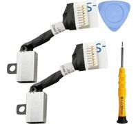 ZHUROUPU 2Pz 45W DC Jack Cavo di Alimentazione Spina Porta di Ricarica Presa per Cavo Sostituzione del Computer Portatile per dell Inspiron 15 5582 5583 5584 7580 P85F P85F001 per Latitude 3500 3400