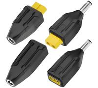 ZHUROUPU 4 adattatori da XT60 a DC5521, convertitore Wireless da XT60 Maschio/Femmina a DC 5,5 mm x 2,1 mm Maschio/Femmina per Auto RC, Aerei, Pannelli solari, antenne