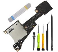 ZHUROUPU Cartuccia Lettore di schede di Gioco Micro SD Card Slot di Ricambio HEG-SUB-01 con Jack per Cuffie per Nintendo Switch OLED, Adattatore per schede di Memoria TF Jack Audio Socket