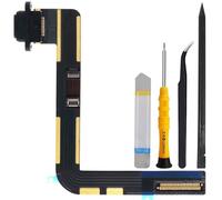 ZHUROUPU Connettore Dock per iPad 7 2019/8 2020 10,2 Pollici Sostituzione della Porta di Ricarica, Cavo Flessibile di assemblaggio della Porta di Ricarica per iPad 7 A2197/8 A2270 (Nero)