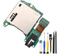 ZHUROUPU Sostituzione dello Slot per Lettore di Carte da Gioco per Nintendo Switch HAC-TPGC, Boccia a Cartuccia di Gioco 、 Porta di Sostituzione del Jack per Cuffie per NS