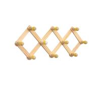 zhuyanbo007 Wall Mounted Clothes Rack, Appendiabiti telescopico dietro la porta, ganci pieghevoli for appendere alla parete, salvaspazio(Yellow,S)