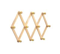 zhuyanbo007 Wall Mounted Clothes Rack, Appendiabiti telescopico dietro la porta, ganci pieghevoli for appendere alla parete, salvaspazio(Yellow,L)