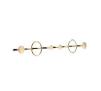 zhuyanbo007 Wall Mounted Clothes Rack, Ganci da parete dorati for attaccapanni, ganci for vestiti dietro la porta, organizer for l'ingresso