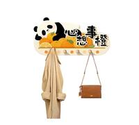 zhuyanbo007 Wall Mounted Clothes Rack, Mensola da parete Ntryway - Organizzatore con ganci for chiavi, vestiti e contenitori