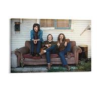 ZHUYING Poster con Crosby, Stills and Nash, Rock and Roll Hall of Fame, poster con stampa artistica su tela, decorazione moderna per camera da letto, 50 x 75 cm