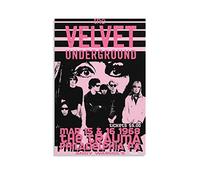 ZHUYING Poster con stampa artistica da parete su tela, motivo: The Velvet Underground, Rock and Roll Hall of Fame, decorazione moderna per camera da letto, 40 x 60 cm