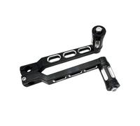 ZHUYRT Leva del cambio con punta e tallone for moto con perno del cambio/adatta for Harley Softail FLST Touring Electra Street Glide Road King FLHX Trike leva cambio del motociclo(Black)