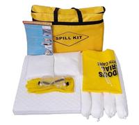 ZHWFDC Kit per Fuoriuscite di Olio E Carburante da 23 Litri - Kit per Fuoriuscite di Olio - Qualsiasi Assorbimento di Olio, Non Assorbe Acqua. (Size:Confezione Singola)
