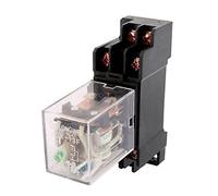 ZHWTISNPE 10 Pezzi DC12V Bobina 8 terminali a Vite relè di Potenza elettromagnetico 10A con Presa