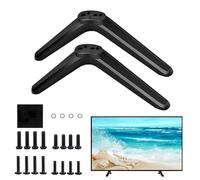 ZHXGO Supporto universale per TV TCL, piedini per TV con cuscinetti antiscivolo e set di viti, gambe di ricambio per TV, piedini universali per TV in ABS, supporto per TV piatto da 20 a 65 pollici