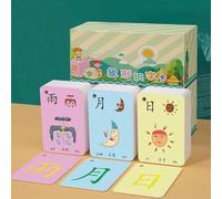 ZHXQRP Mandarin Flash Cards Caratteri Cinesi Sight Words Learning Flashcards Mandarin Chinese Pinyin Stroke Fase per Principianti Cinesi