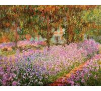 ZHXXFD Dipingere Con I Numeri Adulti Bambini Paesaggio Famosi Dipinti Senza Telaio 40X50CM Irises In Monet'S Garden - Claude Monet,B27